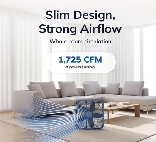 20" 3-Speed Weather-Resistant Box Fan D1738