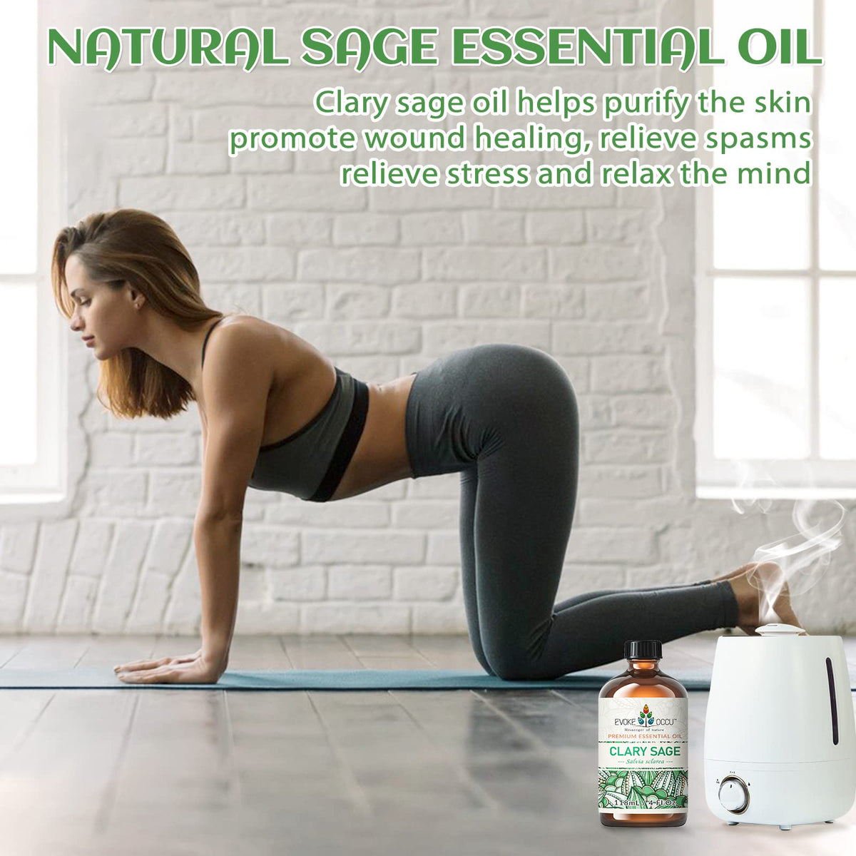 Rosemary Clary Sage Ylang Ylang Geranium Lavender Essential Oil 4 Oz E63037