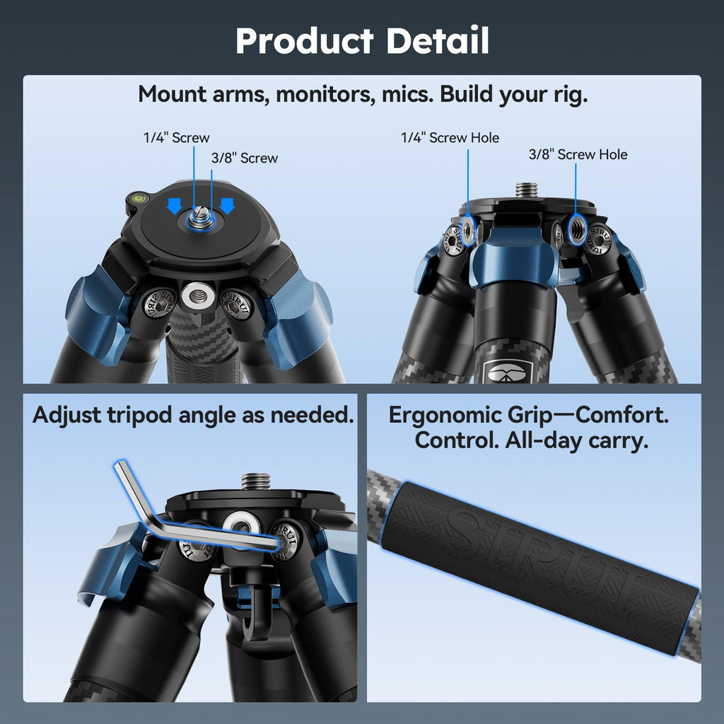 Carbon Fiber Camera Tripod O2808