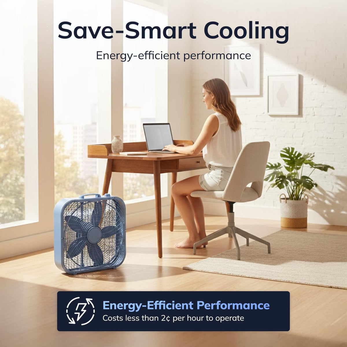 20" 3-Speed Weather-Resistant Box Fan D1738