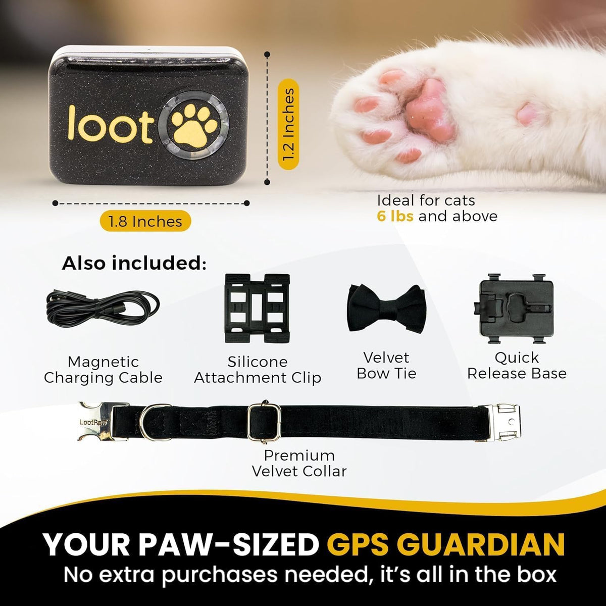 GPS Cat Tracker Collar A677
