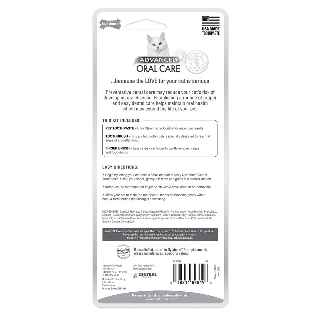 Advanced Oral Care Cat Dental Kit 3 Count O3889