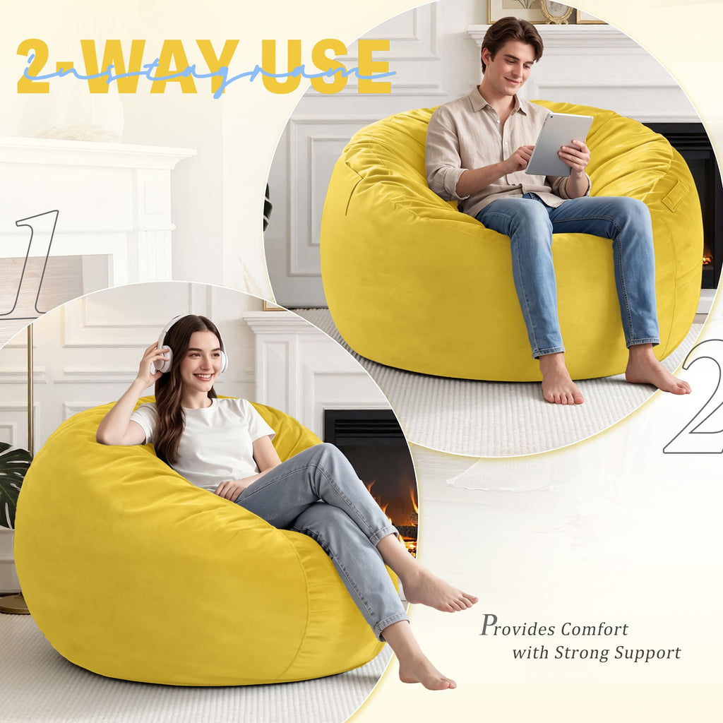 3FT Bean Bag Chair with Washable Cover P980030