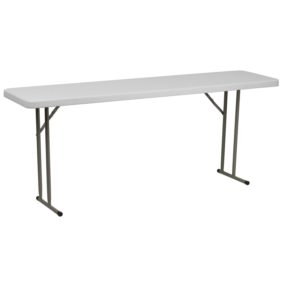 6 ft Plastic Folding Training Table R607