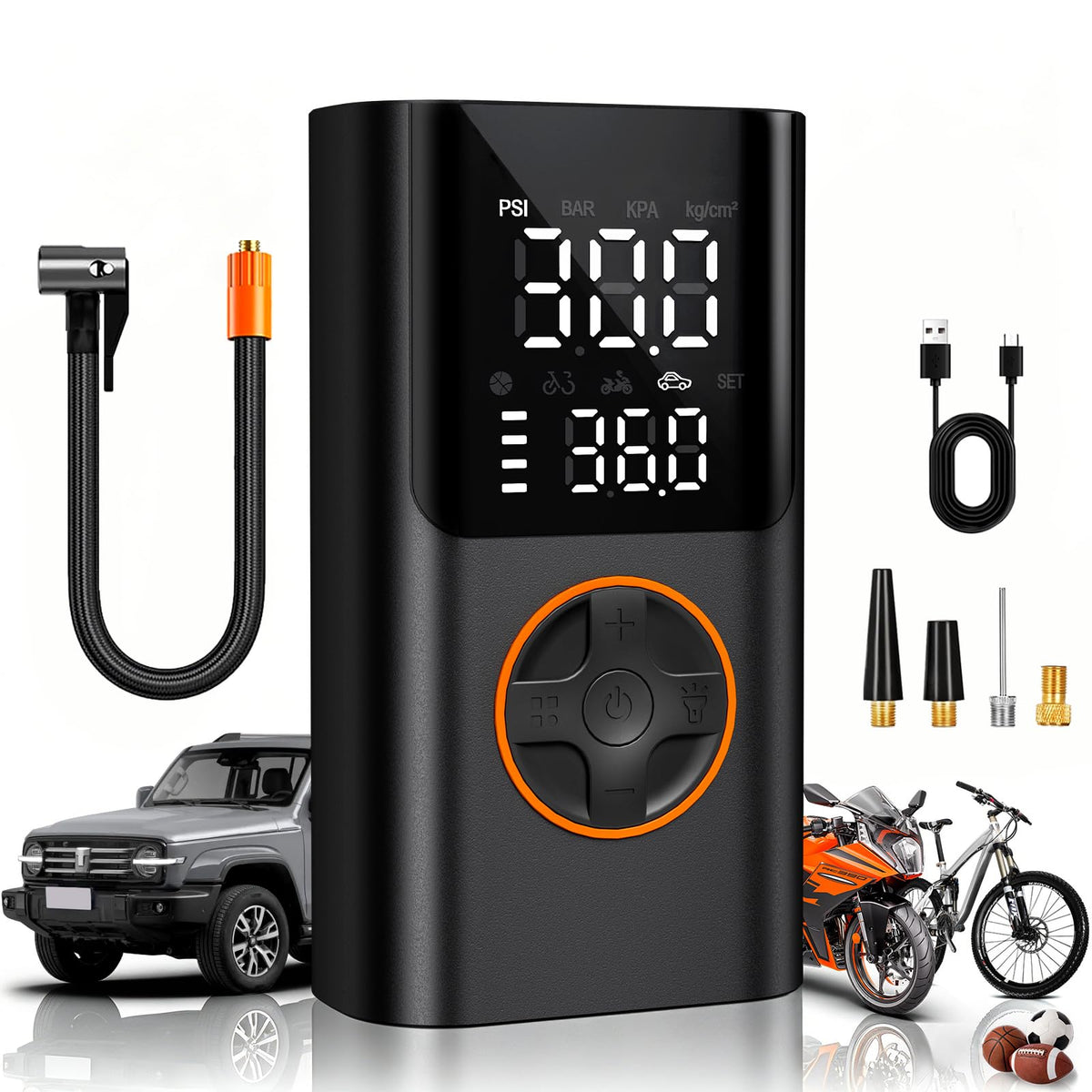 Portable Air Compressor 150PSI Y689