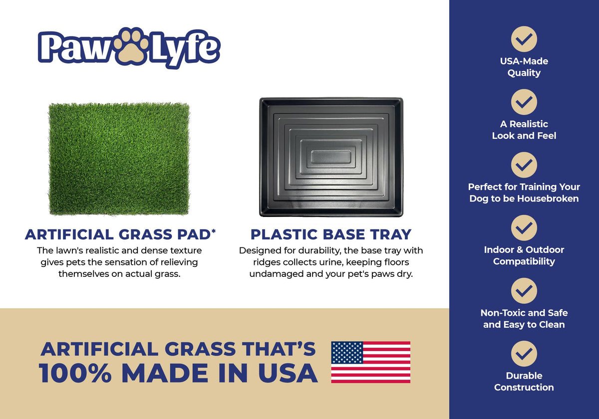Artificial Grass Dog Potty with Tray G7077