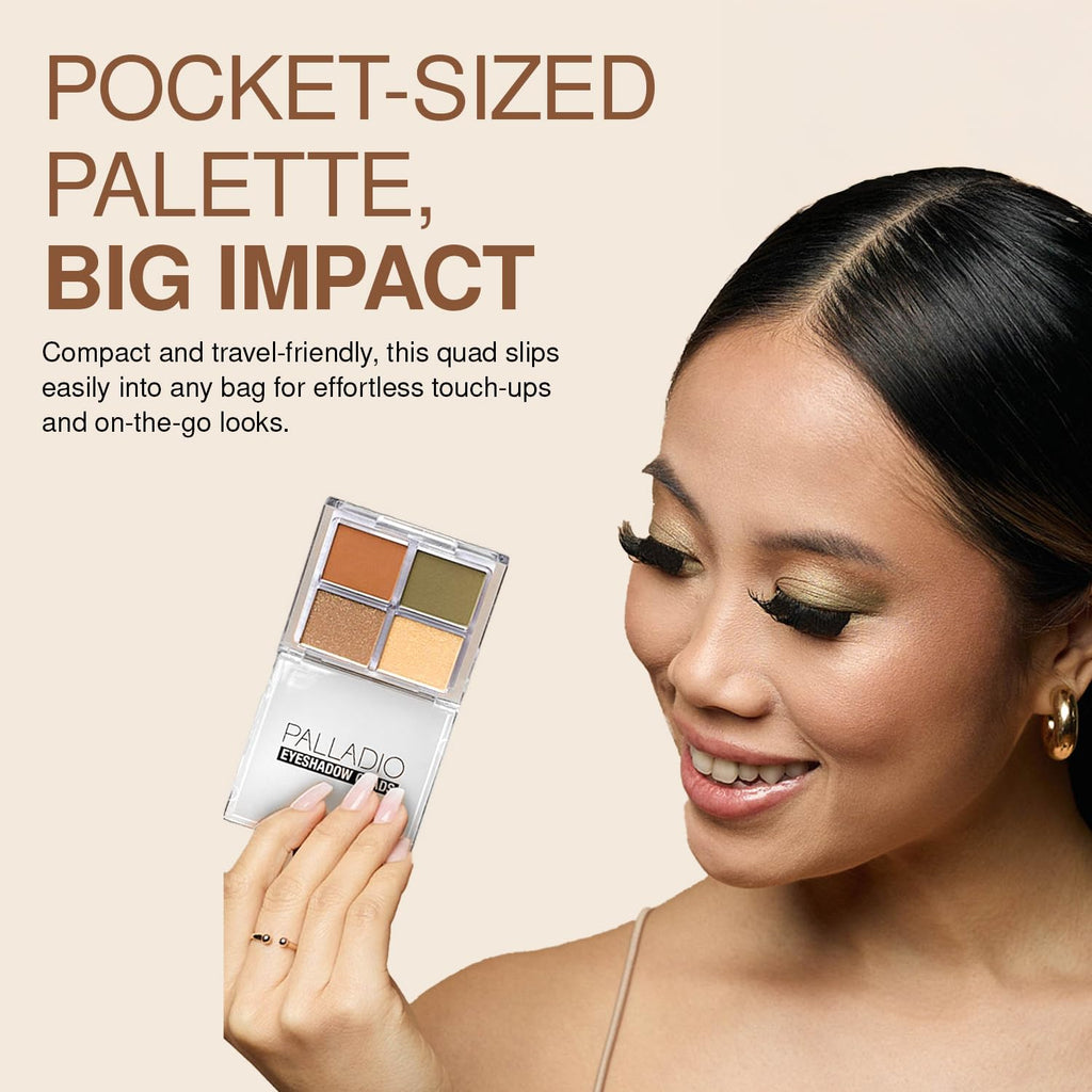 Pigmented Matte Metallic Shimmer Eyeshadow Palette X389160