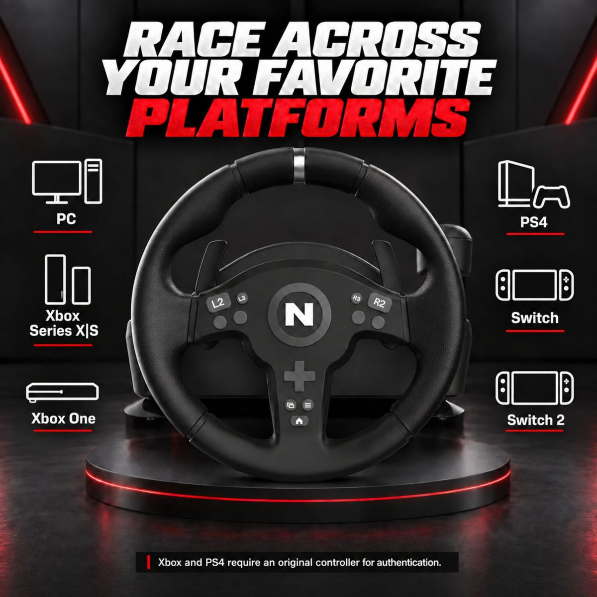 Racing Wheel & Pedals M1771