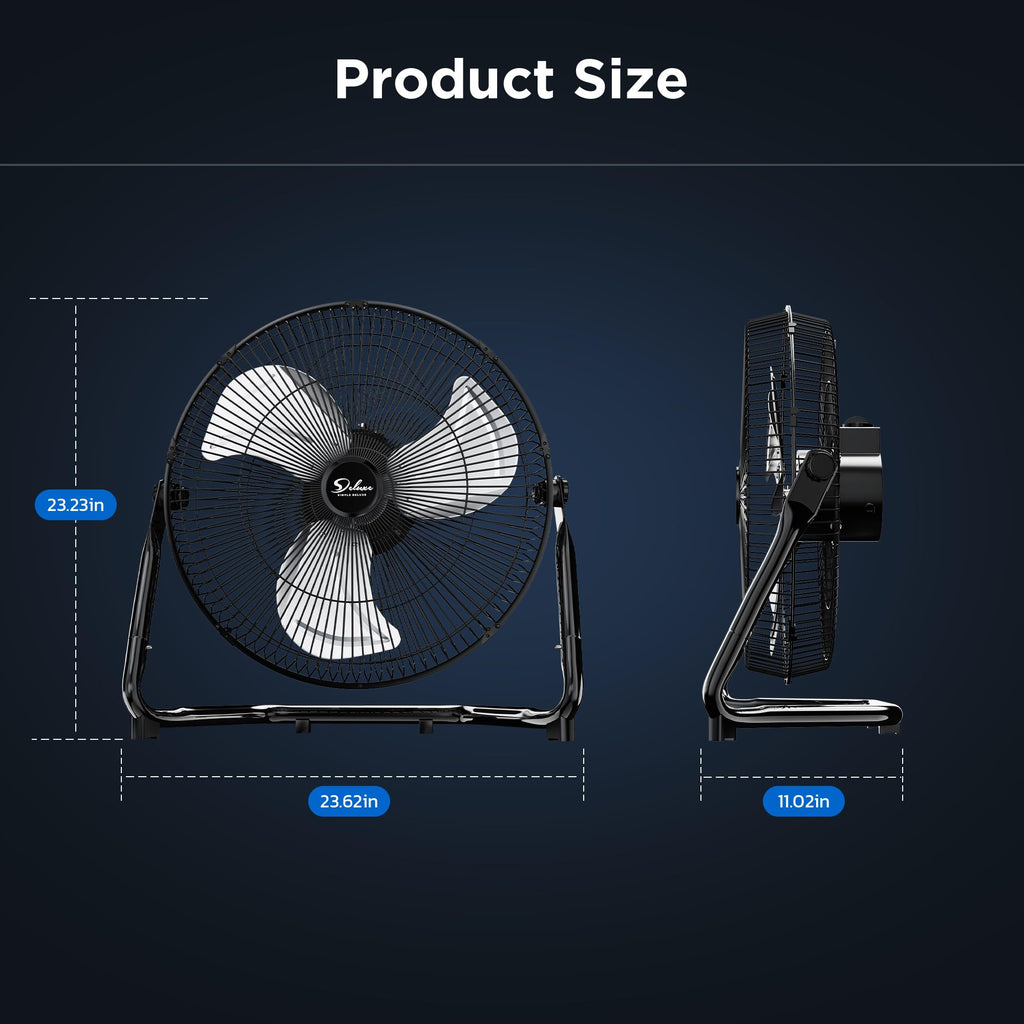 20-Inch 3-Speed High Velocity Industrial Floor Fan V610350