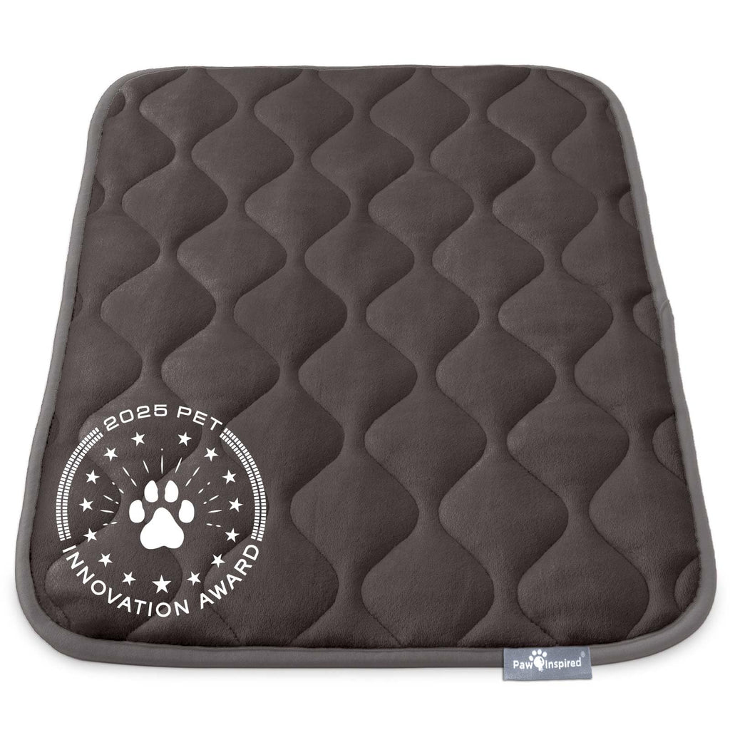 Washable Padded Crate Mats for Dogs Gray 29x18 Inch A667662