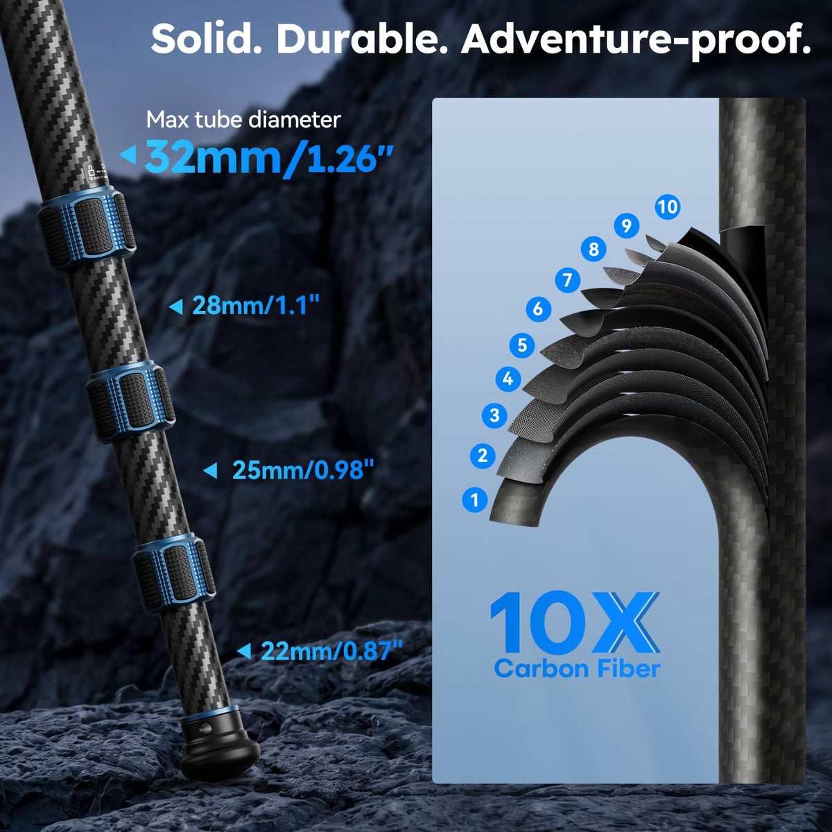 Carbon Fiber Camera Tripod O2808