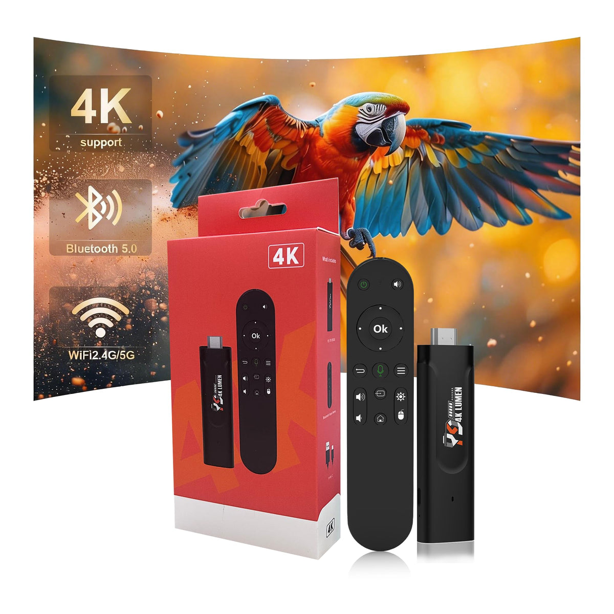 Android 13.0 4K TV Stick 2GB RAM 16GB ROM B25207