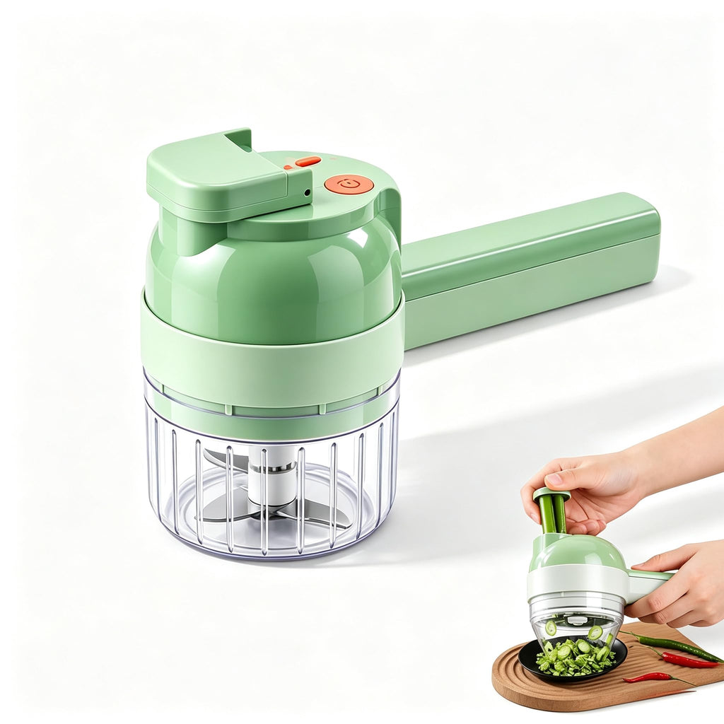 4-In-1 Electric Vegetable Cutter Set I316179