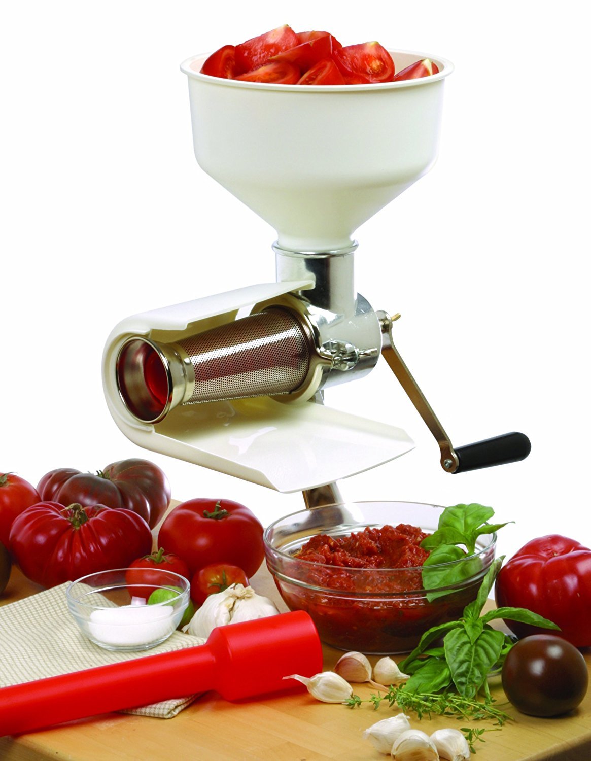White Food Strainer and Sauce Maker K443
