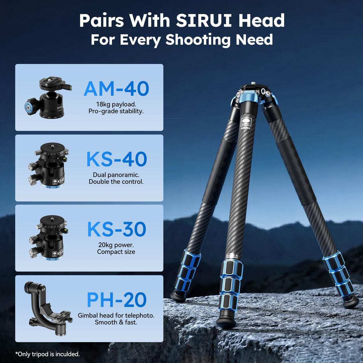 Carbon Fiber Camera Tripod O2808