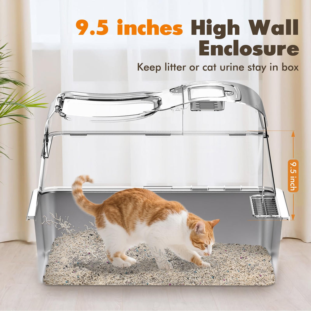 Stainless Steel Cat Litter Box 40L O36443
