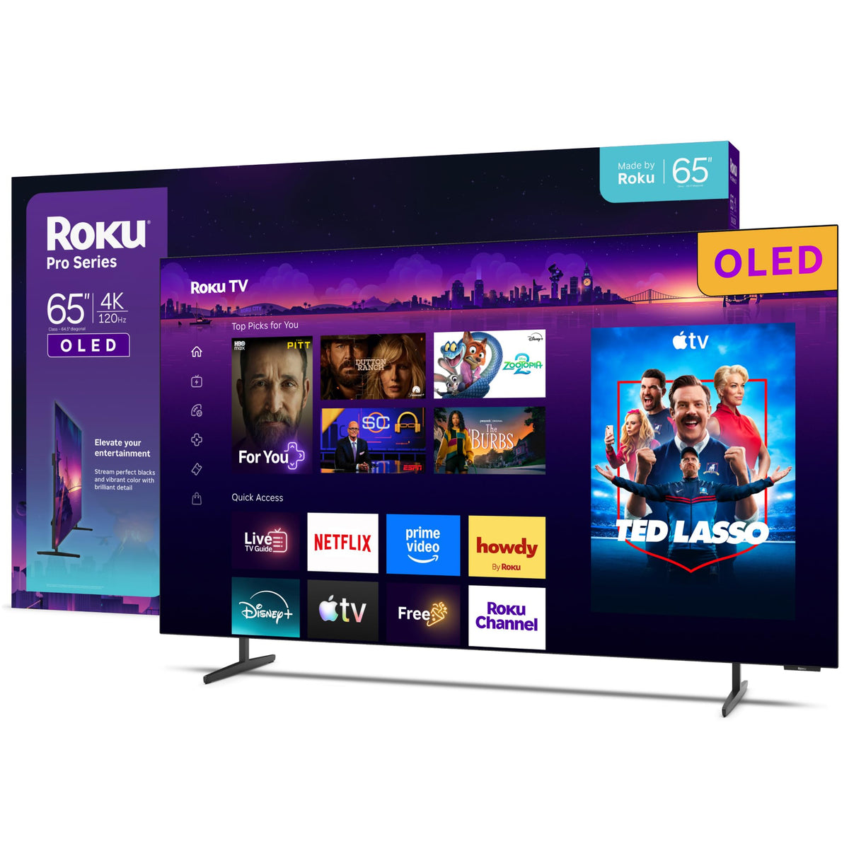65-Inch 4K OLED 120Hz Smart TV L208