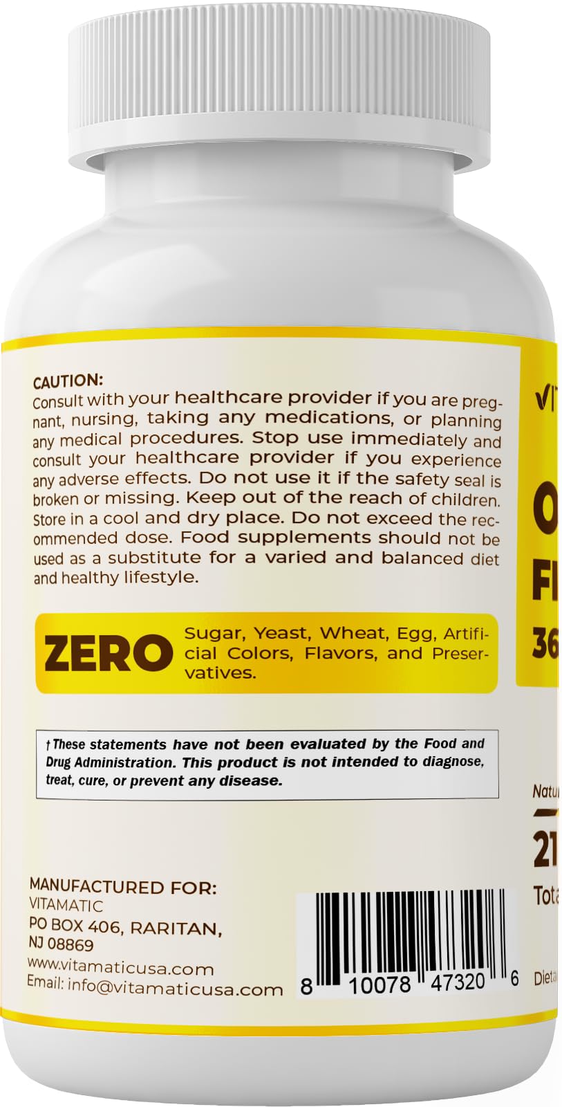 Omega 3 Fish Oil 3600mg Softgels O19504