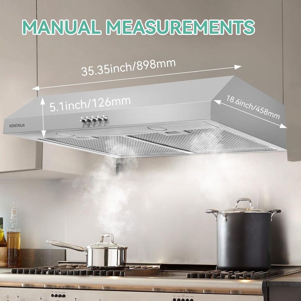 36 Inch 700 CFM Stainless Steel Under Cabinet Range Hood K281702