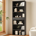 7-Tier Black Bookshelf with Drawer C80541