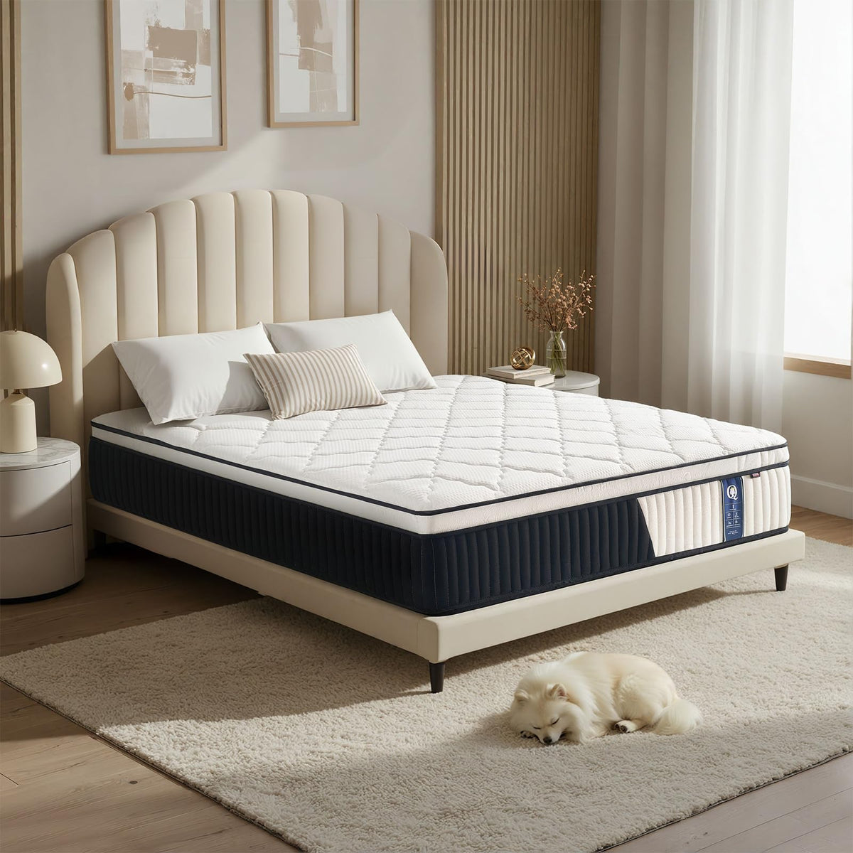 12 Inch Medium Firm Hybrid Mattress V84533