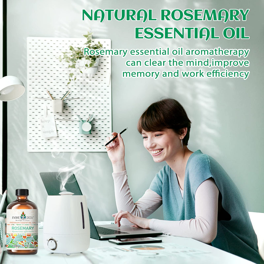 Rosemary Clary Sage Ylang Ylang Geranium Lavender Essential Oil 4 Oz E63037