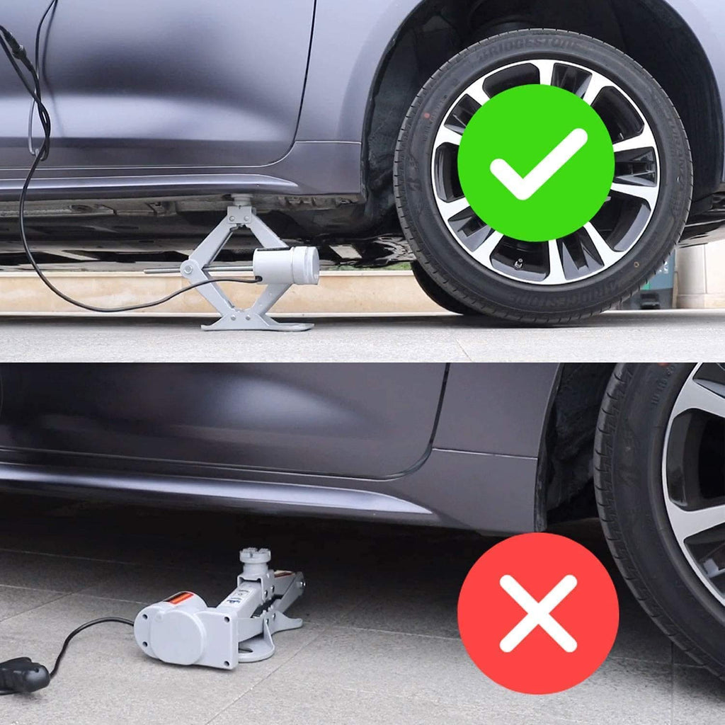 Electric Car Jack 3 Ton 12V Scissor Jack with Impact Wrench M6037