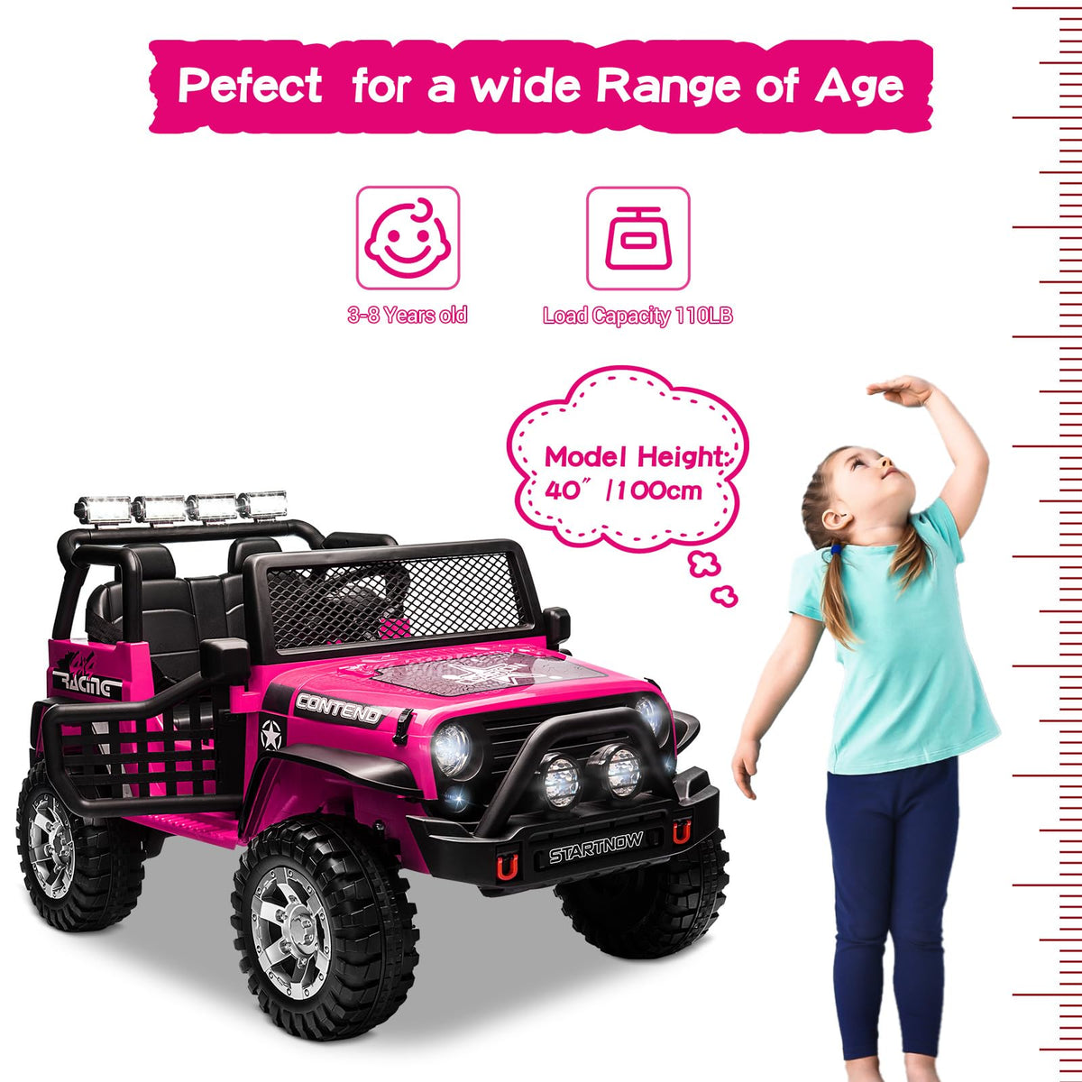 2 Seater Electric Car for Kids with Parent Remote H693973