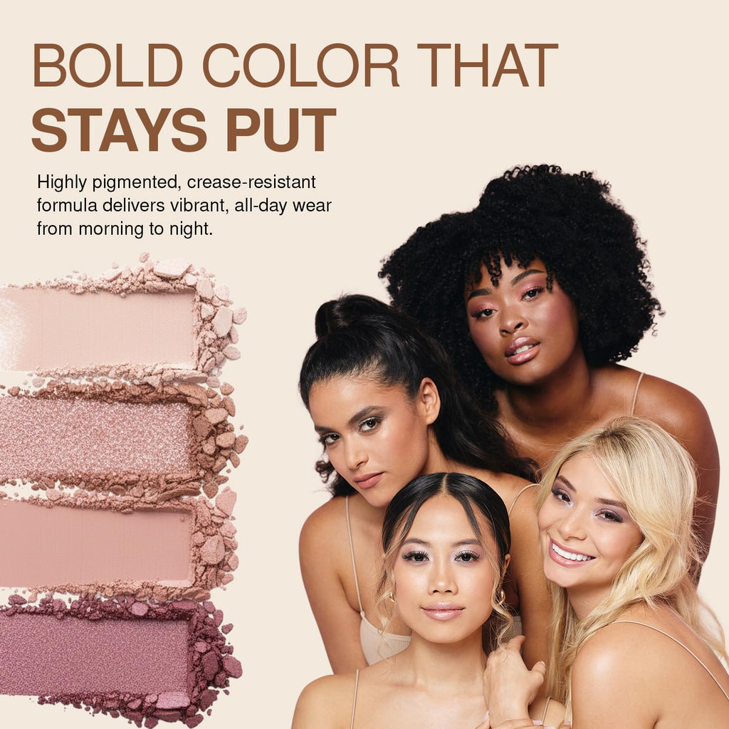 Pigmented Matte Metallic Shimmer Eyeshadow Palette X389160
