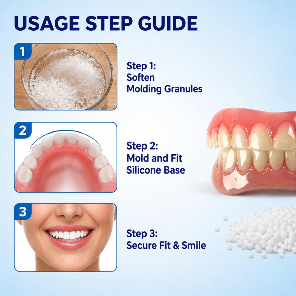 Silicone Dentures Set for Upper and Lower P269040