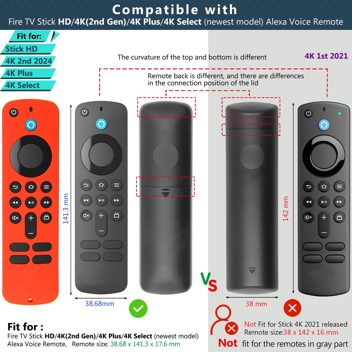 Silicone Remote Cover Case with Wrist Strap A668912