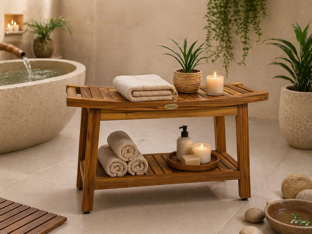 30-Inch Teak Shower Bench B550