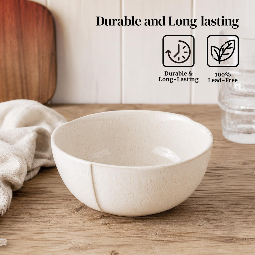 32 OZ Ceramic Soup Bowls Set of 4 Z913