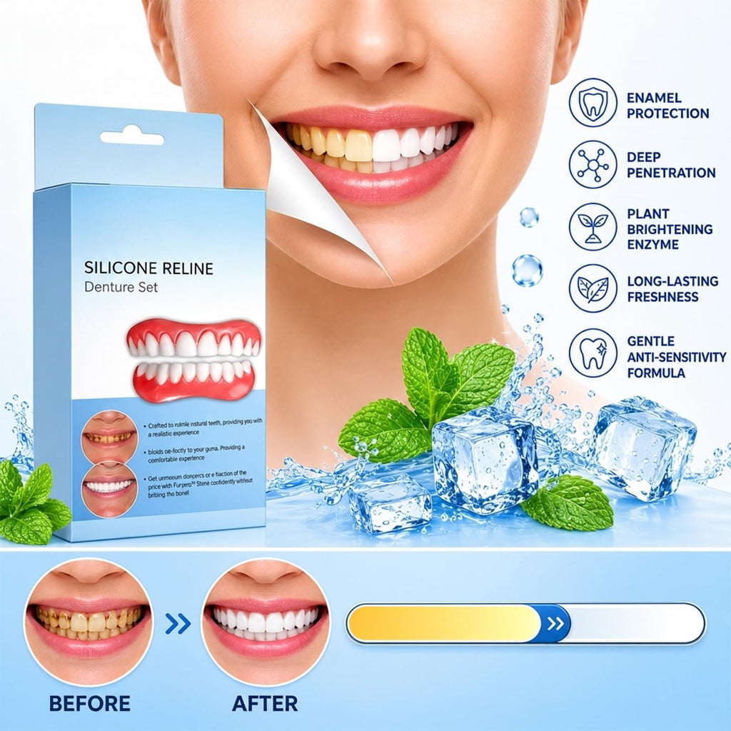 Silicone Dentures Set for Upper and Lower P269040