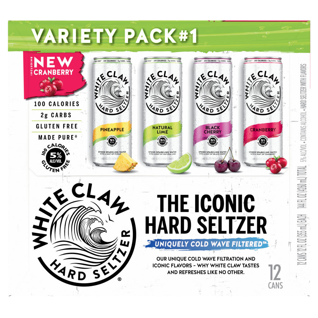 Hard Seltzer Variety Pack 12pk 12 Fl Oz Cans O21954
