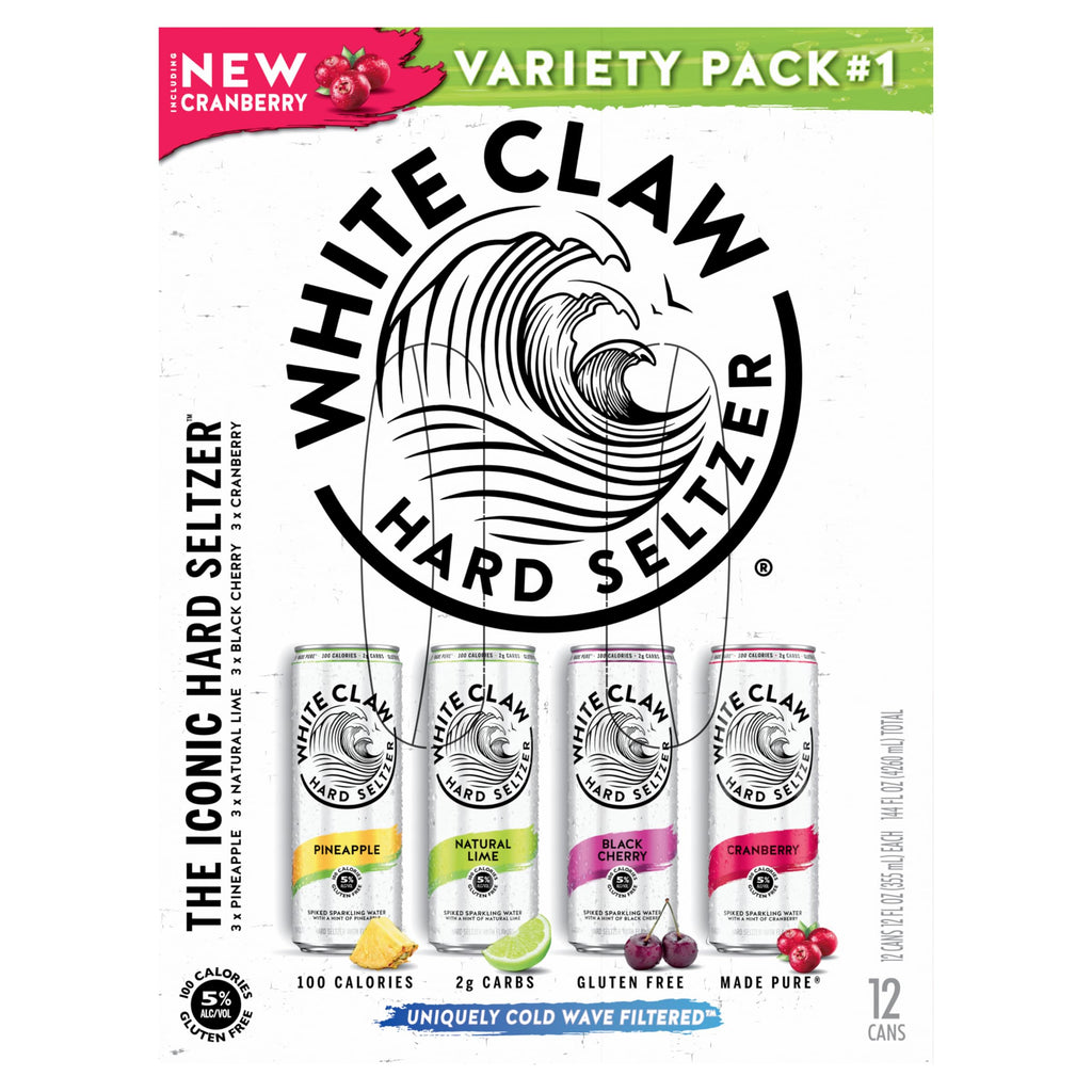 Hard Seltzer Variety Pack 12pk 12 Fl Oz Cans O21954