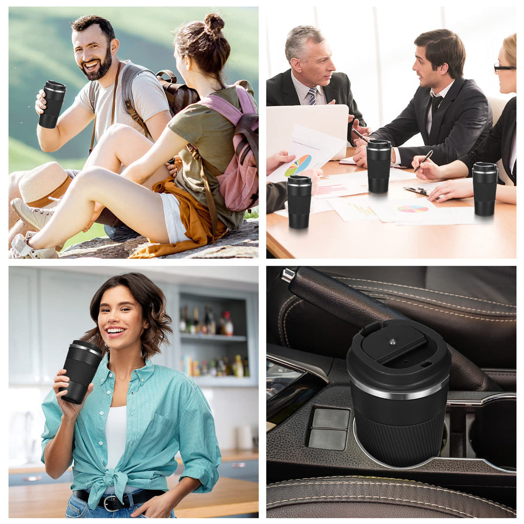 4 Pack 16 Oz Travel Coffee Mug with Lid O498385