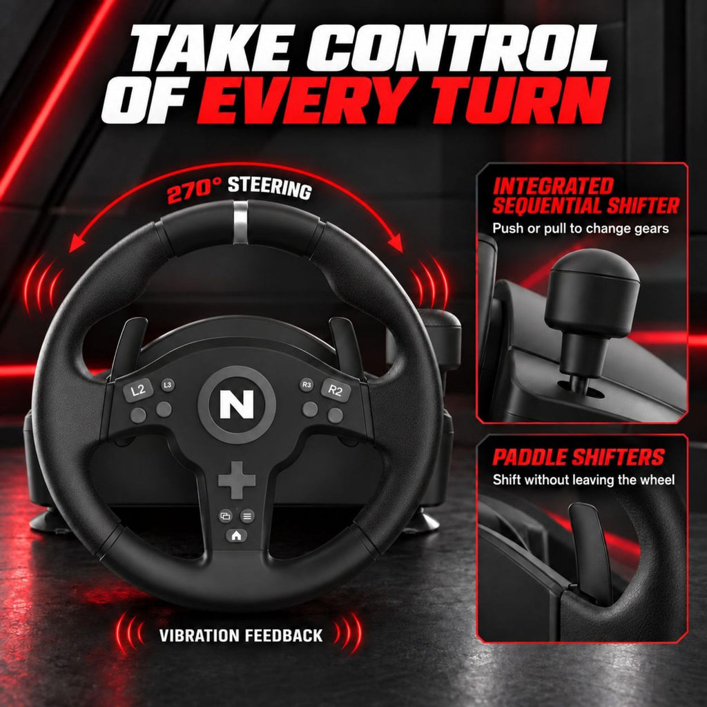 Racing Wheel & Pedals M1771