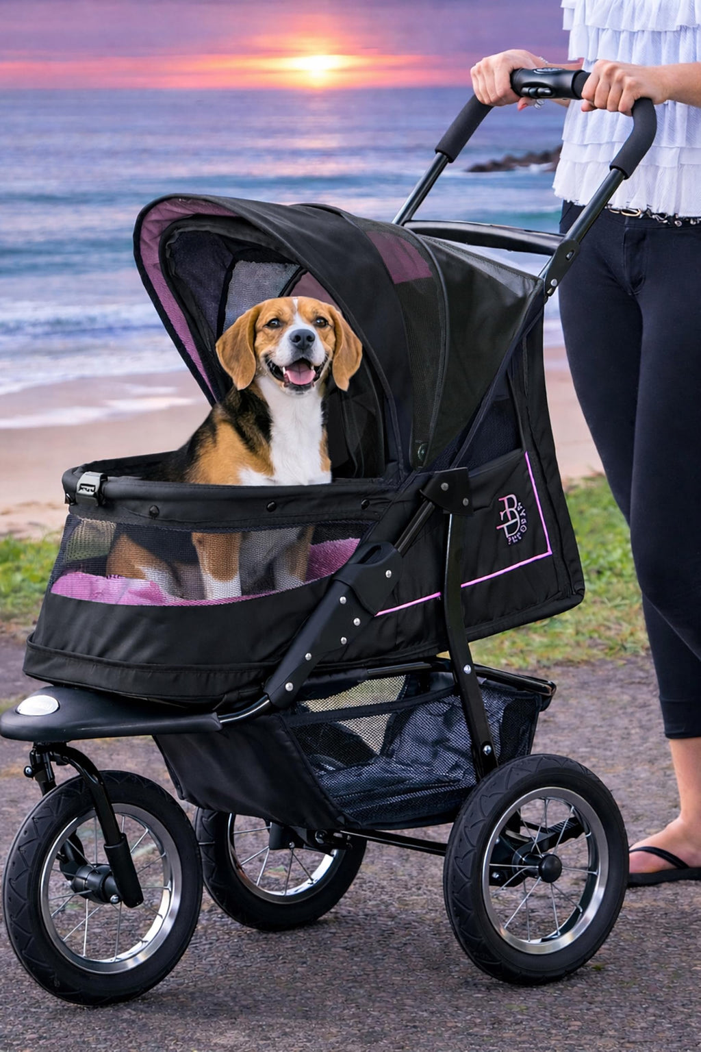 No-Zip Pet Stroller for Cats/Dogs G404