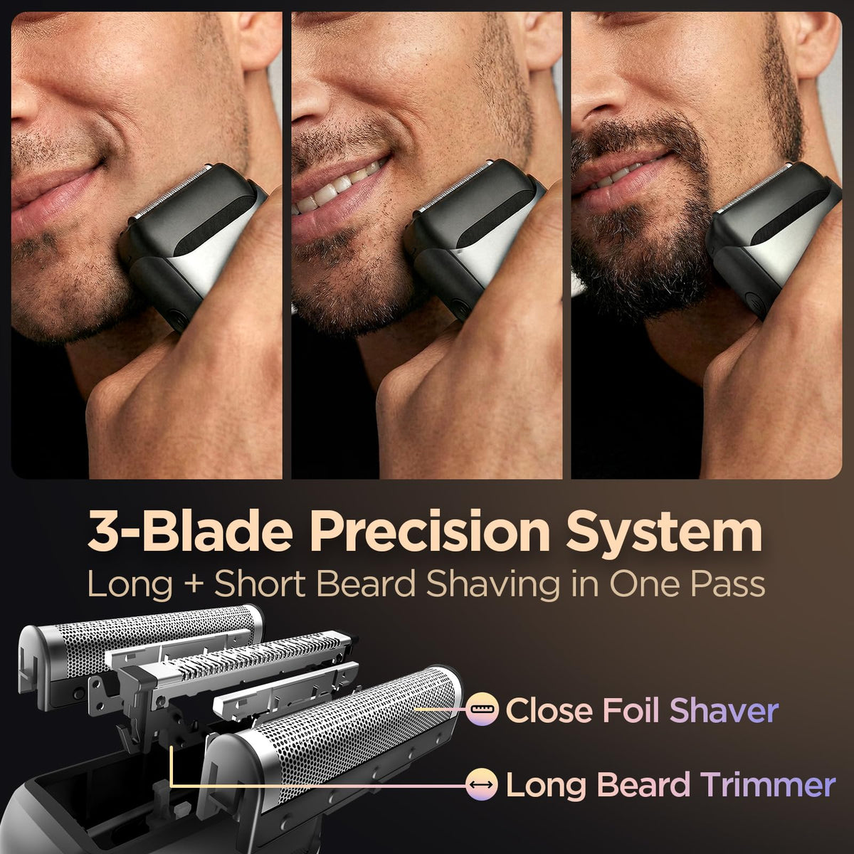 Portable Mini Electric Foil Shaver with Case H46492