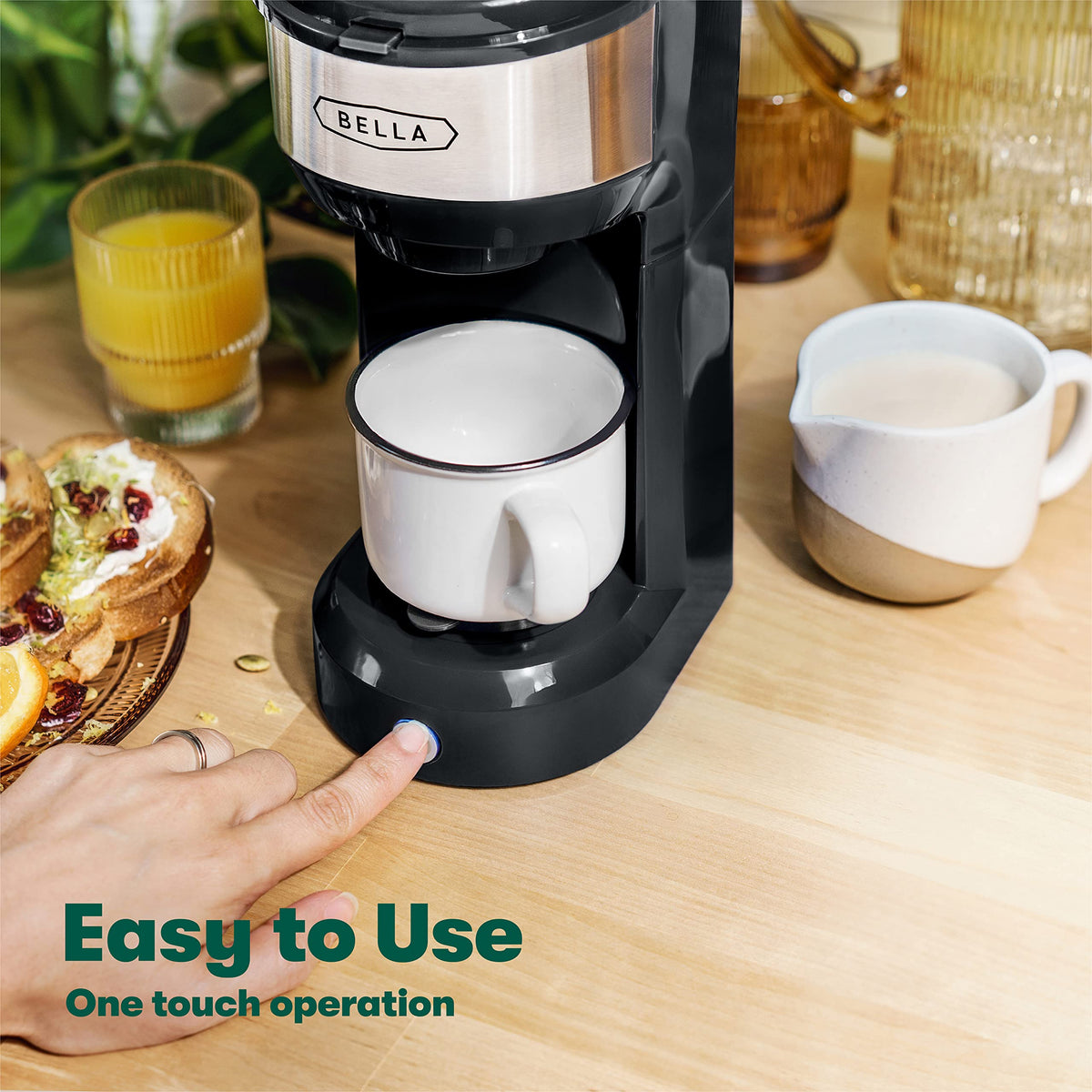 Black Single Serve Coffee Maker T331269