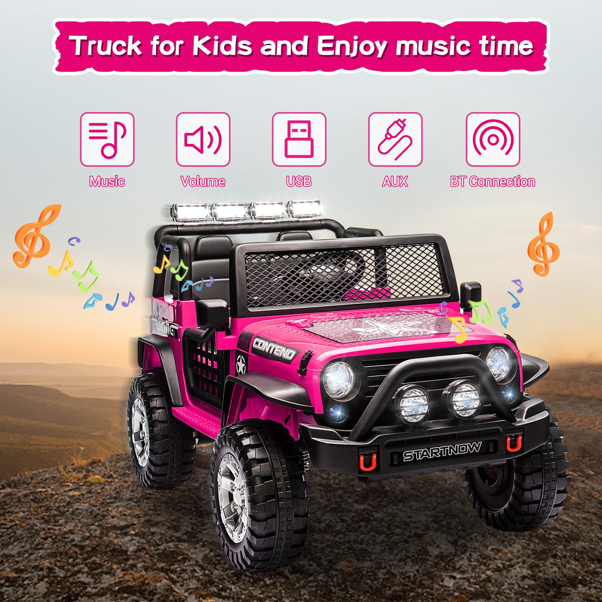 2 Seater Electric Car for Kids with Parent Remote H693973