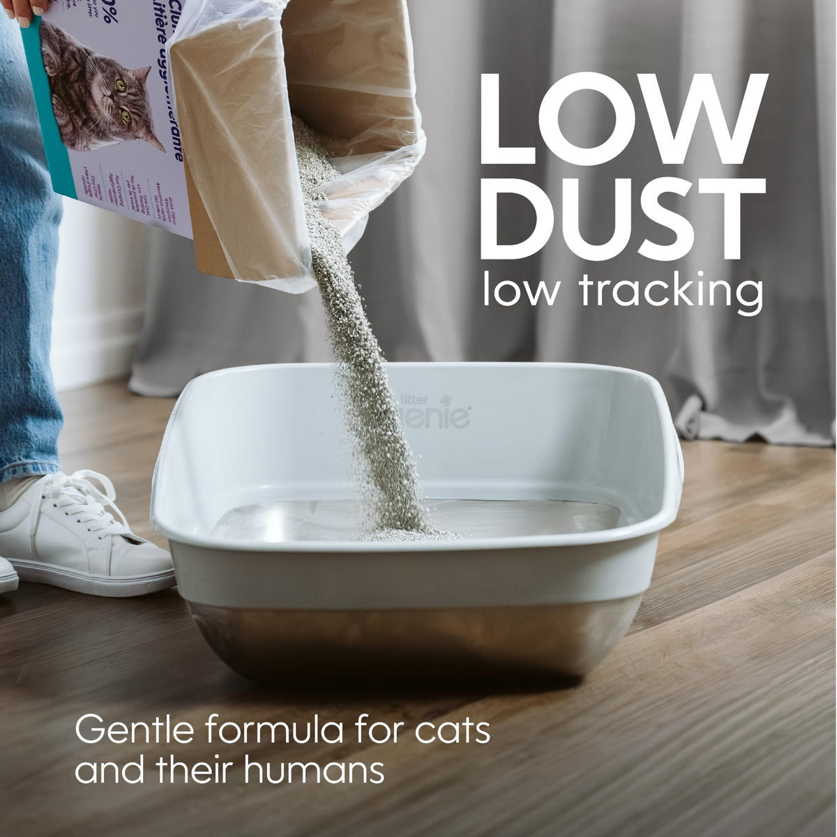 Light Clumping Cat Litter 18.5 lb Unscented Low Dust C931