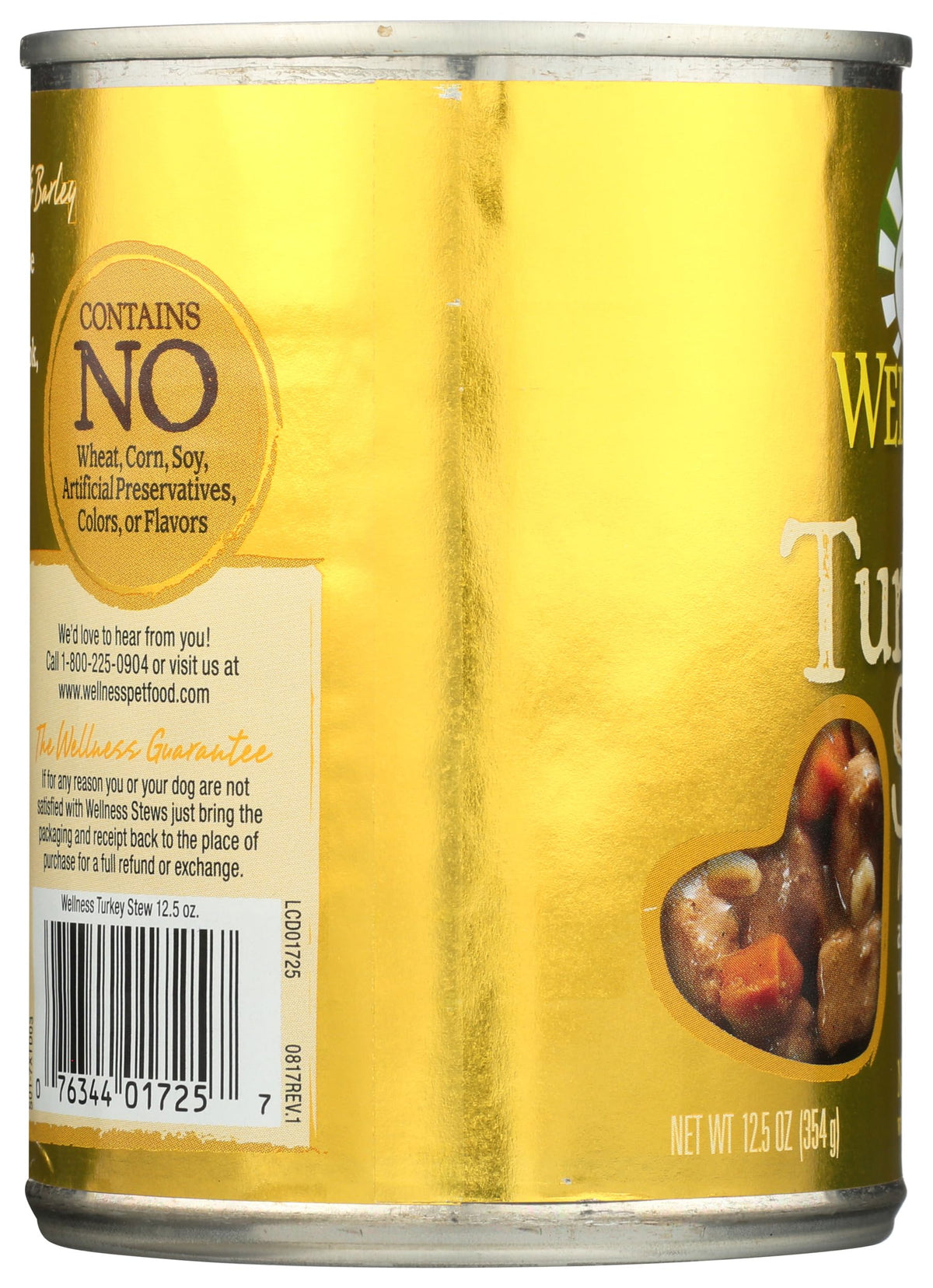 Grain Free Turkey Stew Wet Canned Dog Food 12.5 oz O7728