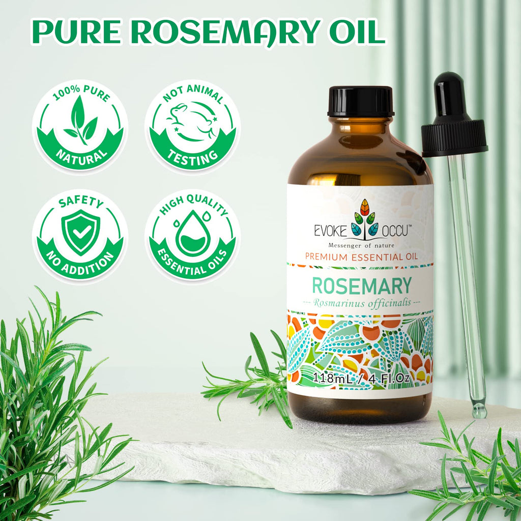 Rosemary Clary Sage Ylang Ylang Geranium Lavender Essential Oil 4 Oz E63037