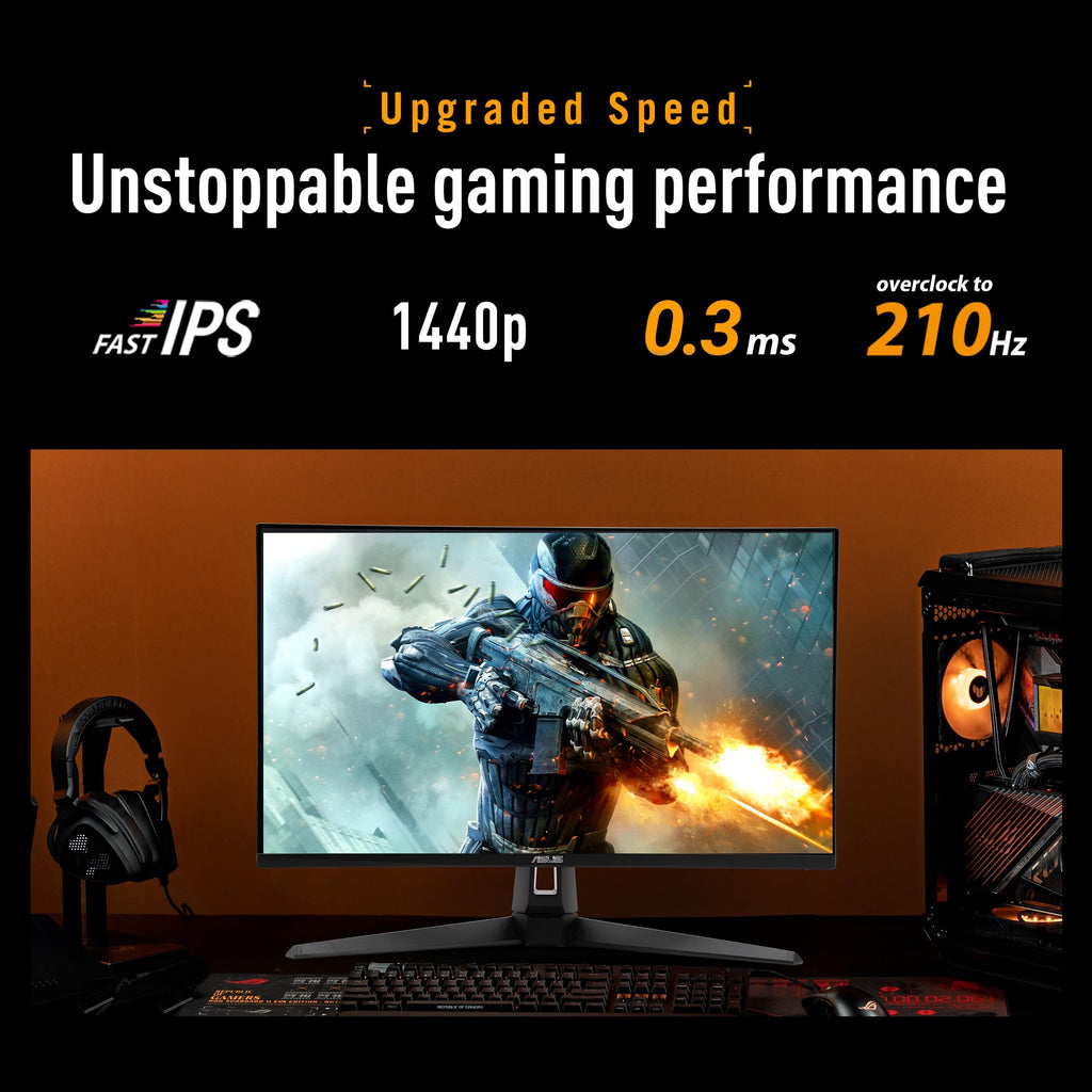27 Inch 1440p 210Hz Gaming Monitor S407