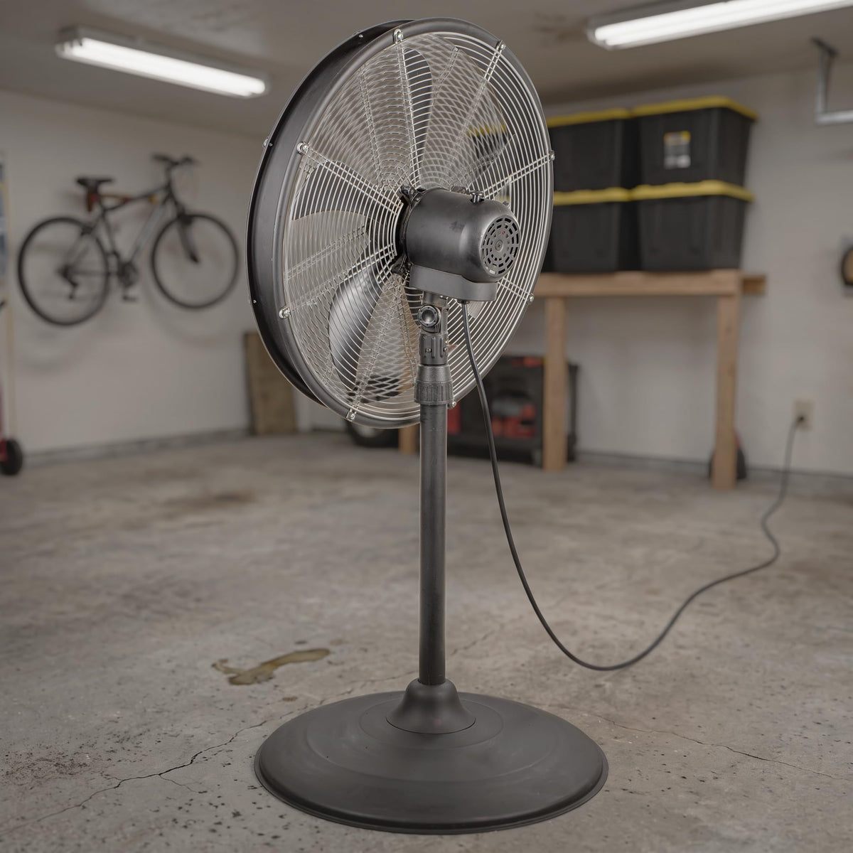 Blue High Velocity Oscillating Pedestal Fan A61962