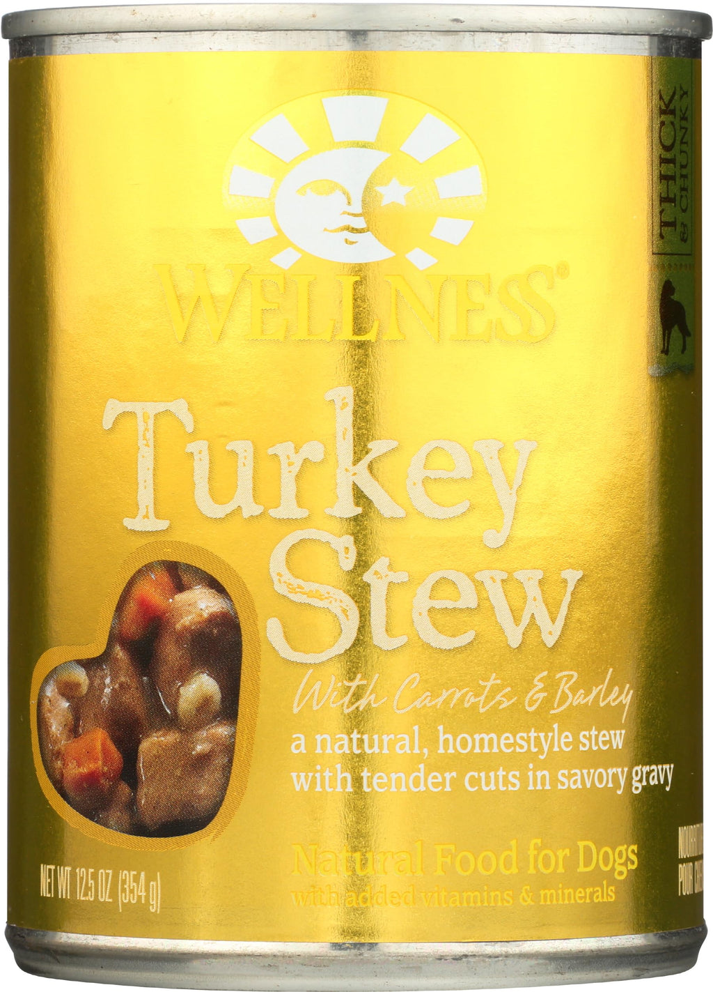 Grain Free Turkey Stew Wet Canned Dog Food 12.5 oz O7728