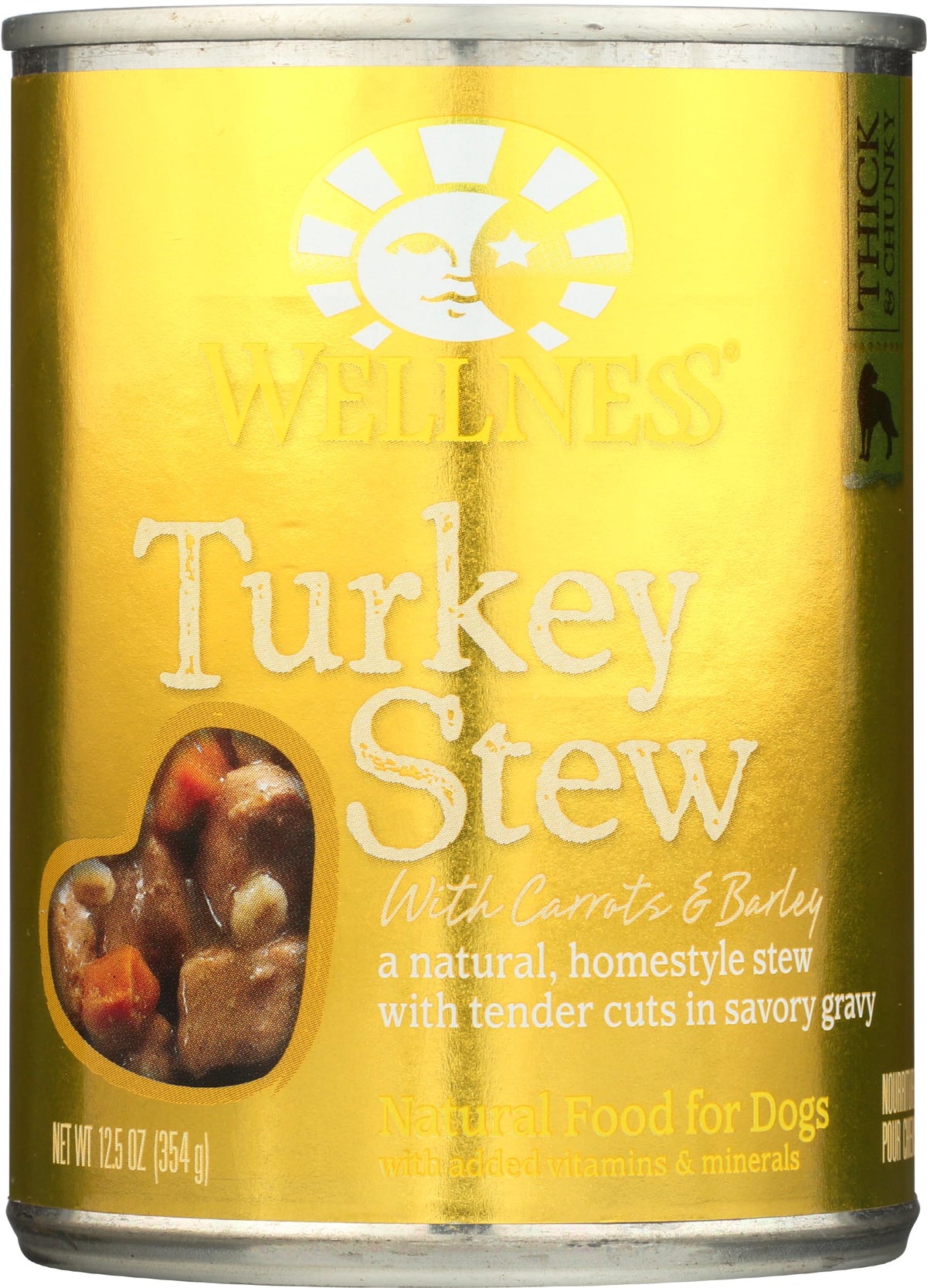 Grain Free Turkey Stew Wet Canned Dog Food 12.5 oz O7728