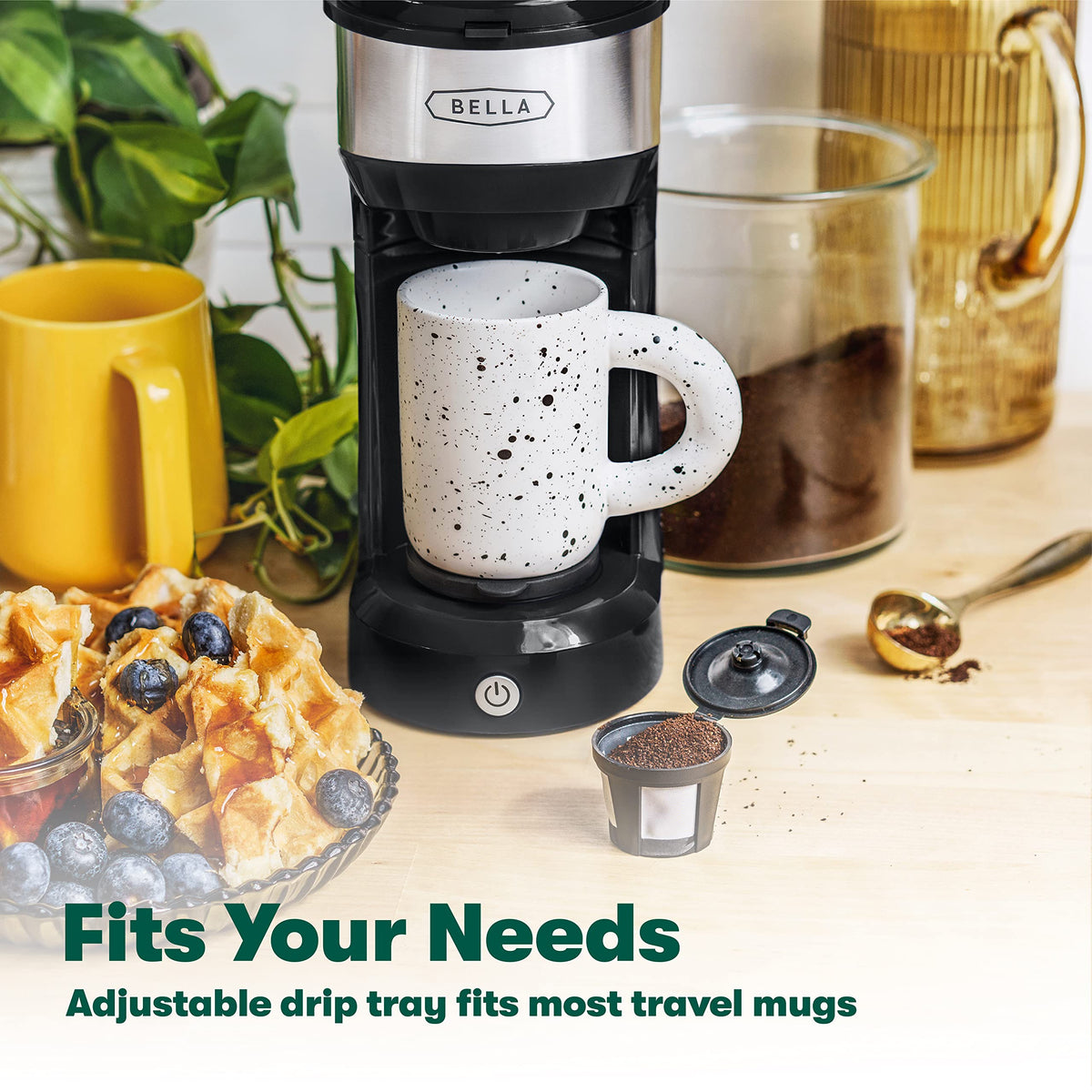 Black Single Serve Coffee Maker T331269